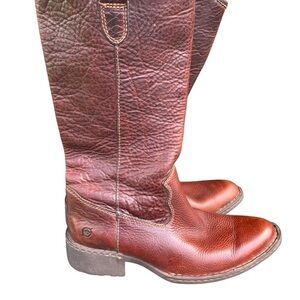 Born Brown Heeled Boots